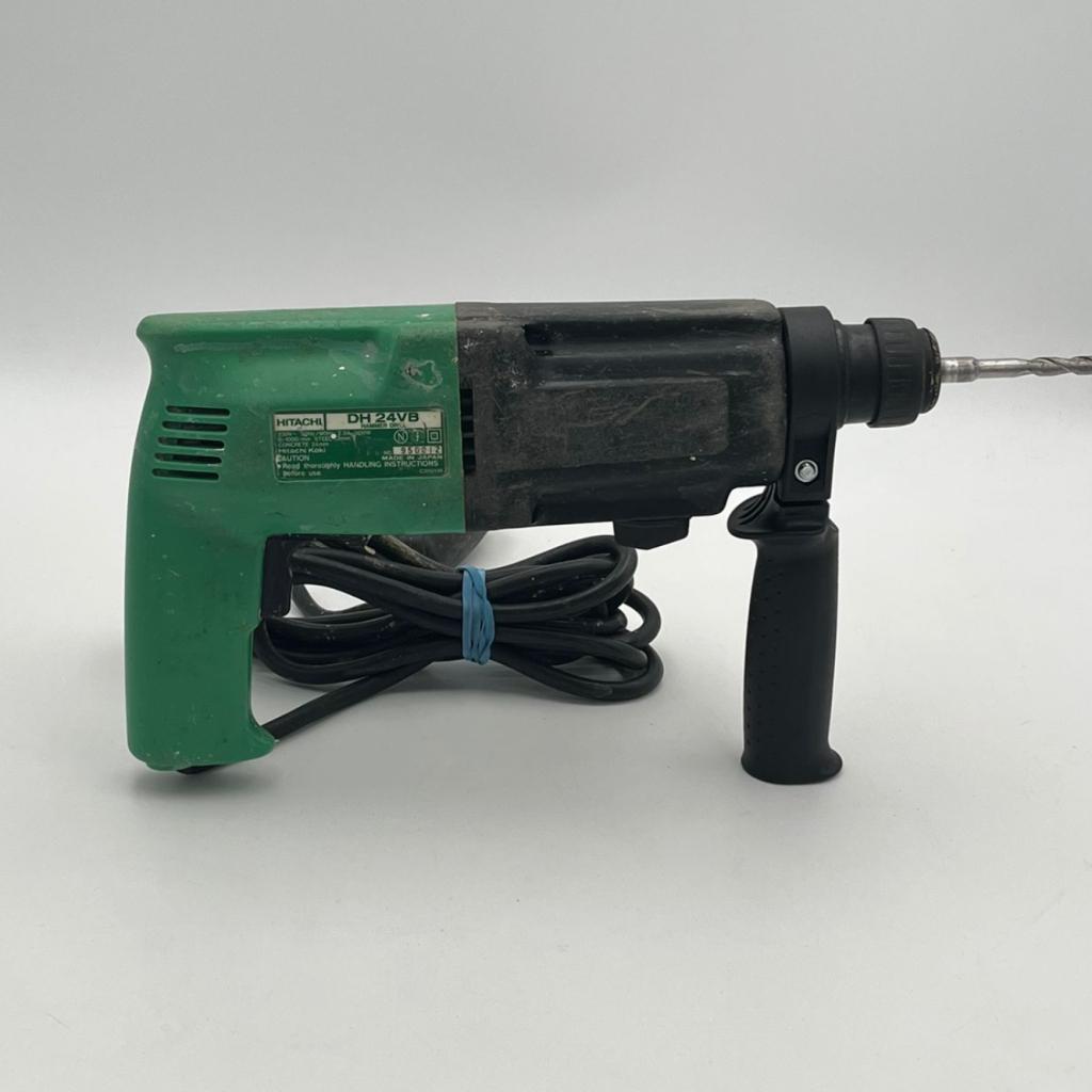 Hitachi DH 24VB Boormachine - Gebruikt + Garantie, Doe-het-zelf en Verbouw, Gereedschap | Boormachines, Ruilrijk, Zo goed als nieuw