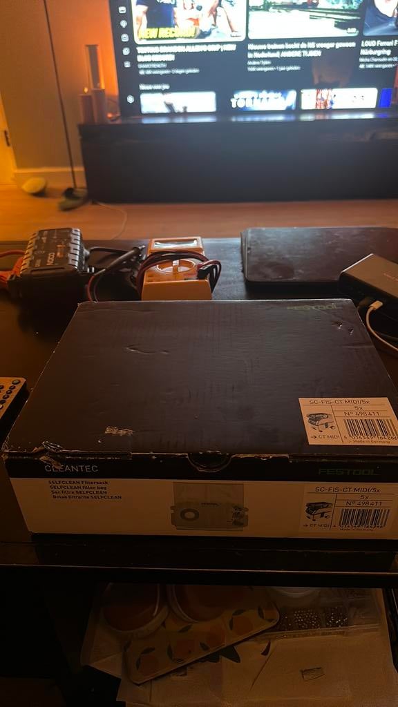 Festool SC-FIS-CT MIDI/5x SELFCLEAN filterzakken 498411, Ophalen of Verzenden, Zo goed als nieuw, Minder dan 600 watt, Vlakschuurmachine