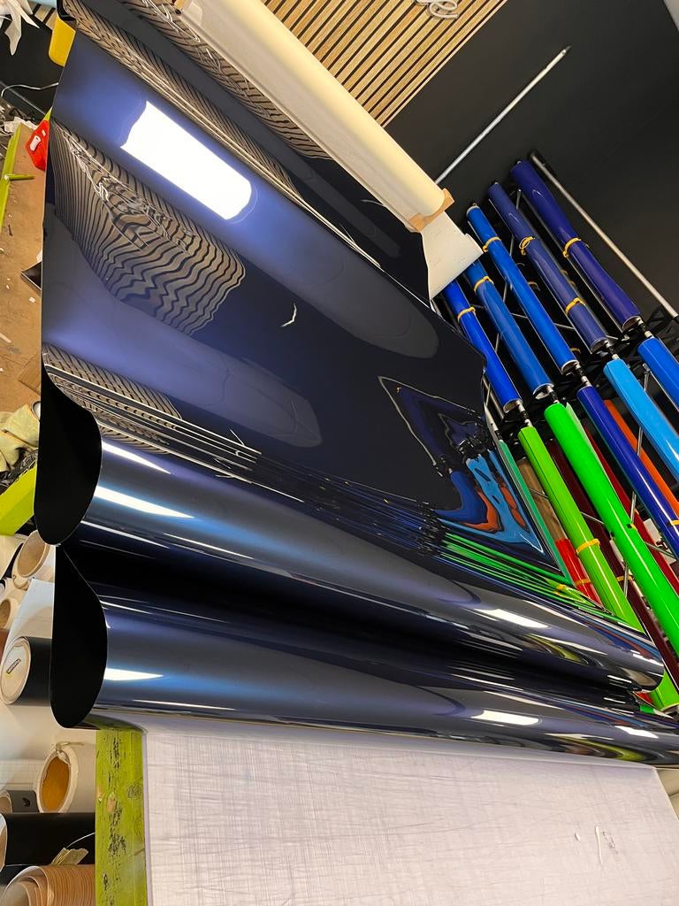 Inozetek Midnight Blue wrapfolie 10mtr, Ophalen of Verzenden