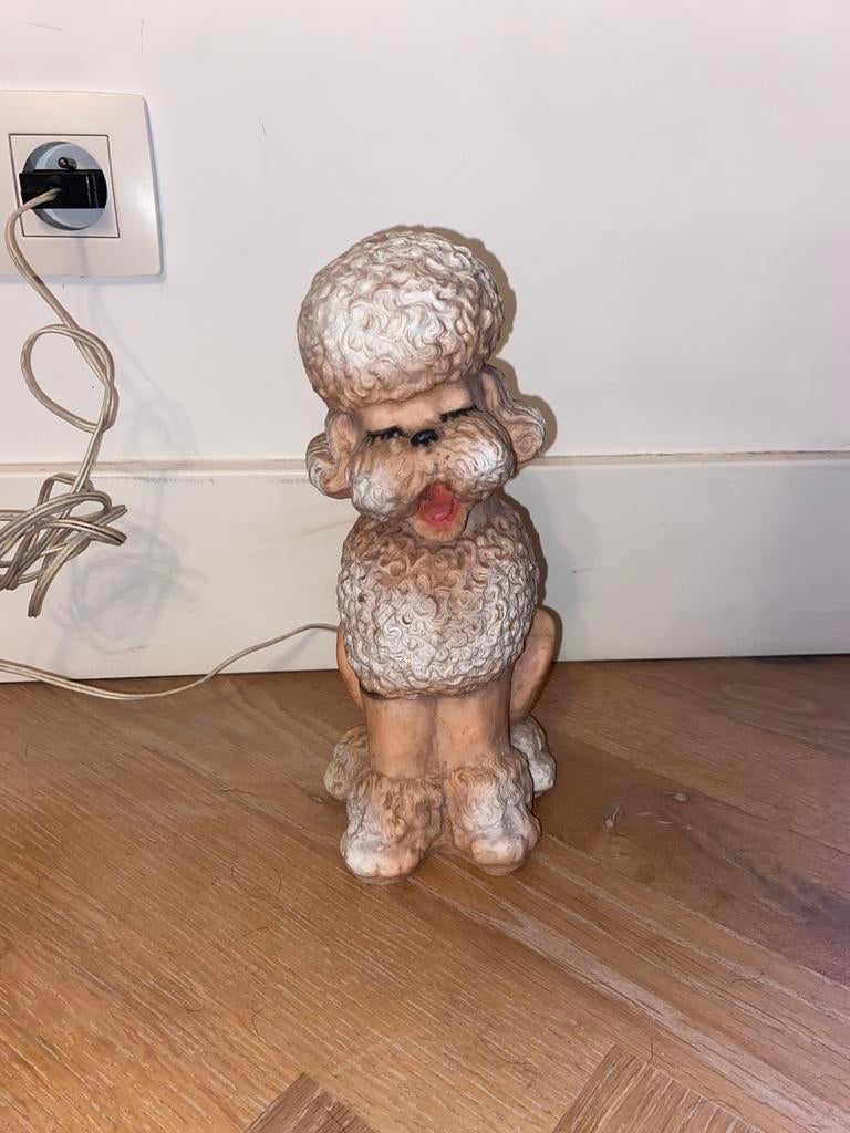 Poedel retro lamp, Antiek en Kunst, Ophalen of Verzenden