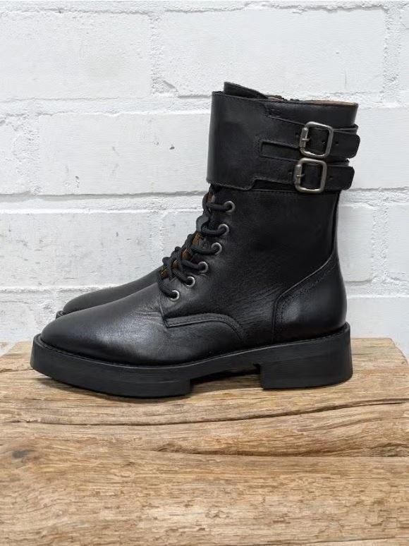 DWARS - Mooie leren boots maat 39 - Nieuw €149,95 - DWRS, DWRS, Zwart, Lage of Enkellaarzen, Nieuw