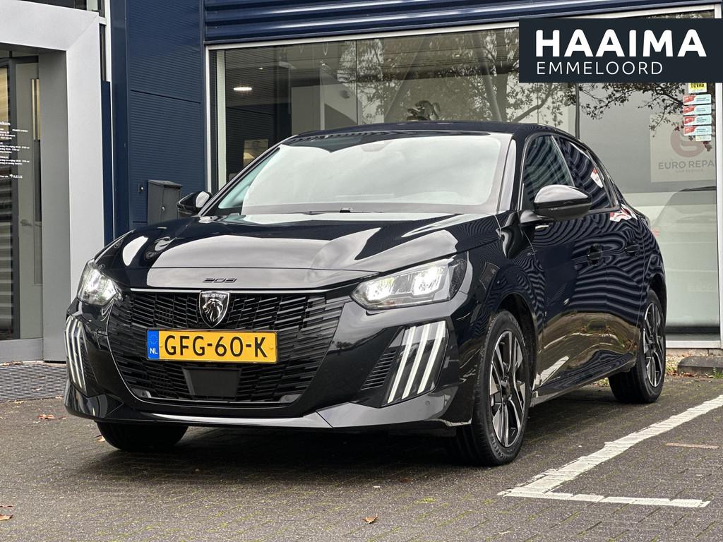 Peugeot 208 Hybrid 100pk e-DCS6 Allure | Adaptieve Cruise Co, Gebruikt, 1199 cc, Zwart, Origineel Nederlands