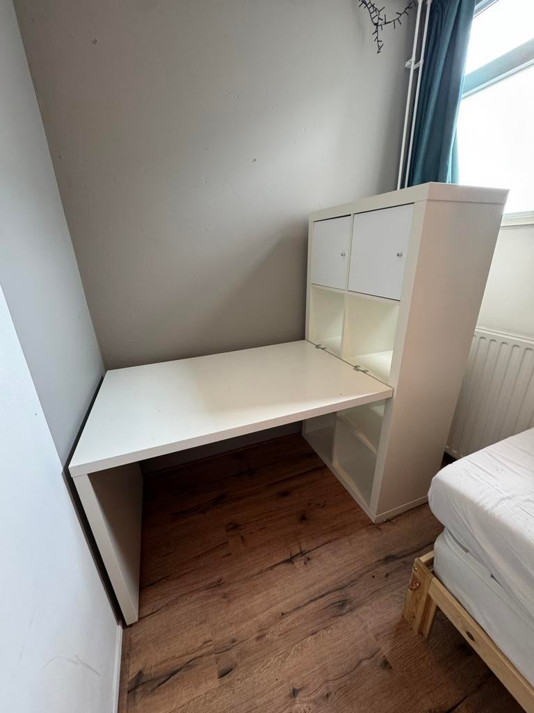 Kallax kast met bureau, Ophalen, Opbergruimte, Gebruikt, IKEA