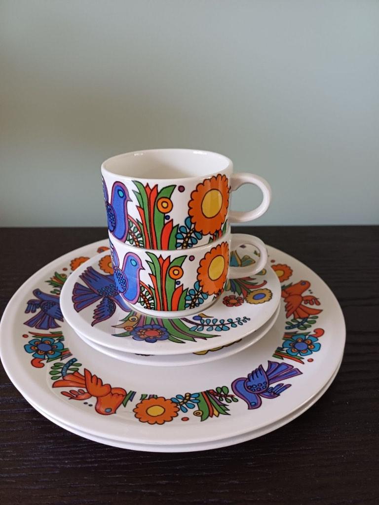 Acapulco Villeroy & Boch set borden en kopjes, Huis en Inrichting, Keuken | Servies, Ophalen of Verzenden, Zo goed als nieuw, Bord(en)