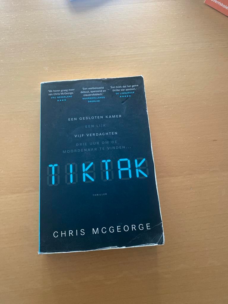 Tik Tak - Chris McGeorge (Thriller), Ophalen of Verzenden, Gelezen, Europa overig