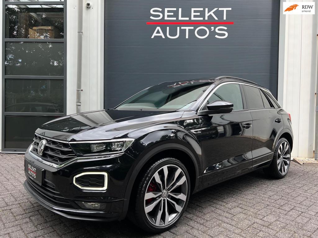 Volkswagen T-Roc 2.0 TSI 4-Motion 3x R-Line DSG Virtual/Pano, Automaat, Gebruikt, 1984 cc, Leder en Stof
