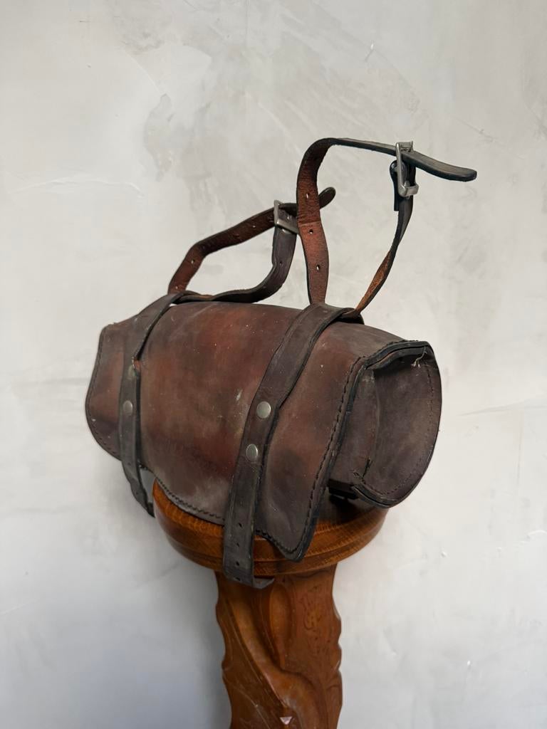 Lederen gereedschap Moto tasje, Ophalen of Verzenden