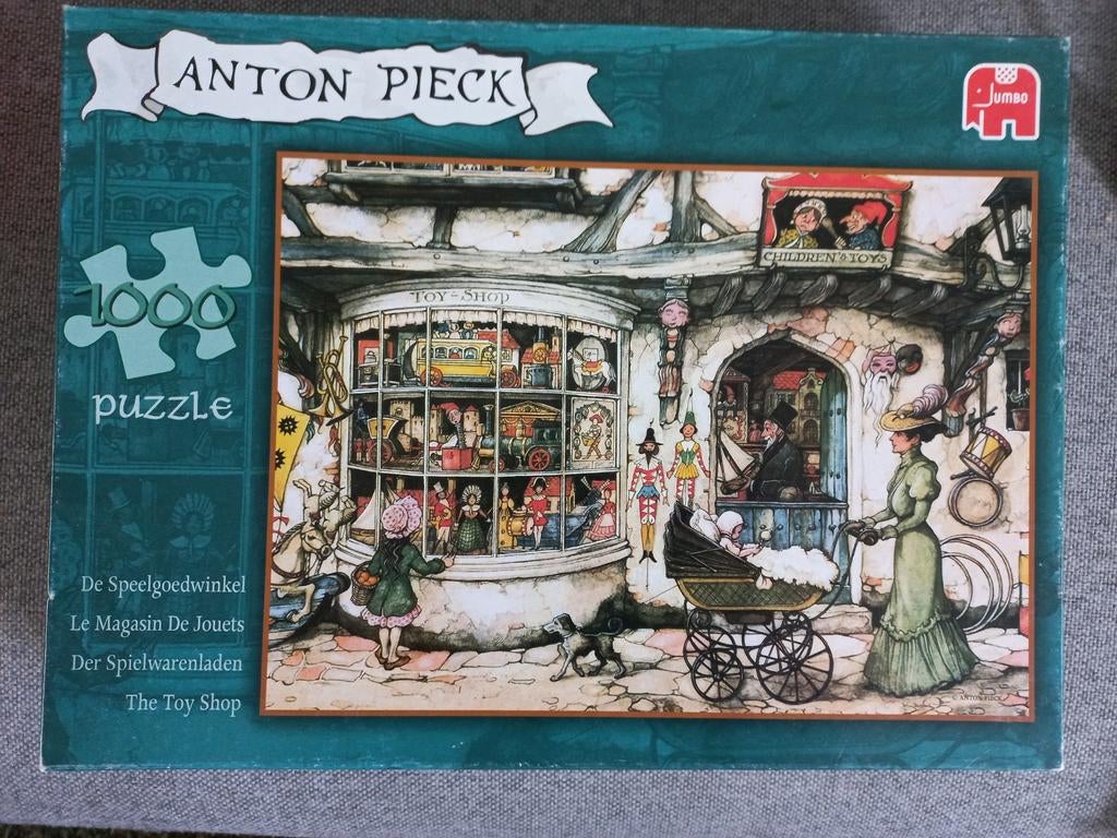 Anton Pieck puzzel, Ophalen, 500 t/m 1500 stukjes, Zo goed als nieuw