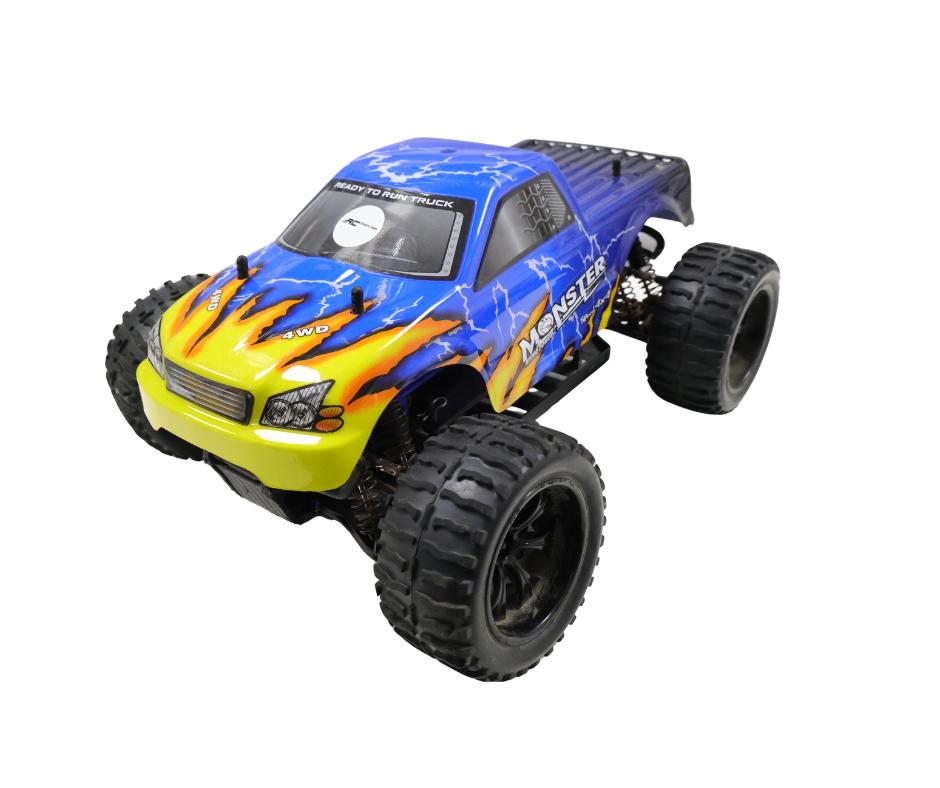Himoto 4WD Monstertruck 1/10 rc auto, Hobby en Vrije tijd, Modelbouw | Radiografisch | Auto's, Elektro, Gebruikt, Auto offroad