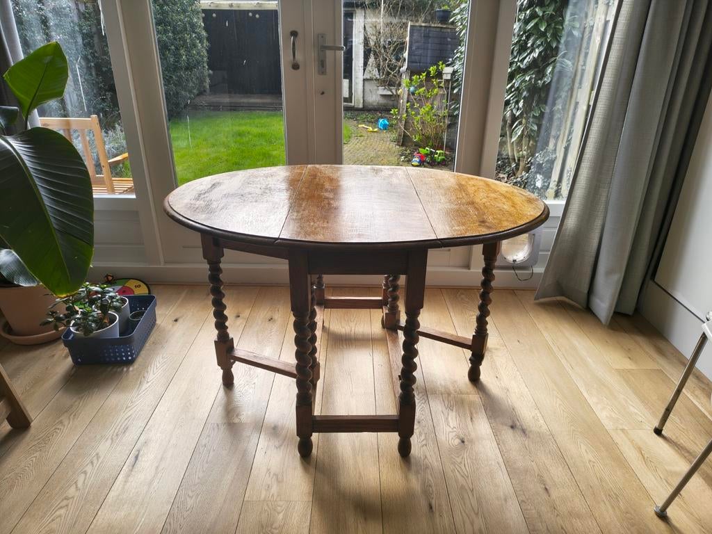 Eettafel, ovaal, 120x90x73cm, Ophalen, Gebruikt, Ovaal, 100 tot 150 cm