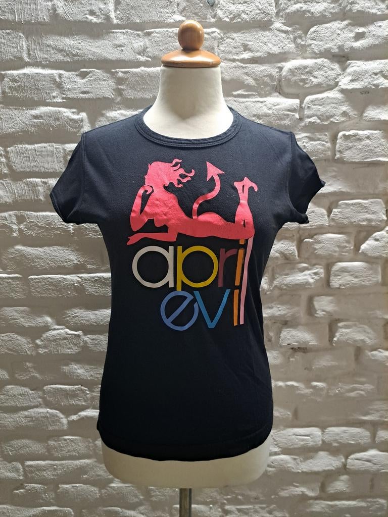 April Evil T-shirt Maat 40, Kleding | Dames, Maat 38/40 (M), April evil, Verzenden, Zwart