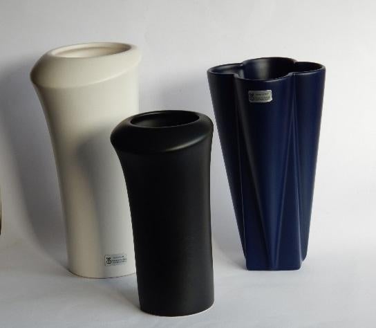 Flora keramiek Hardenberg 3 design vazen Wessels J Bechtold, Ophalen