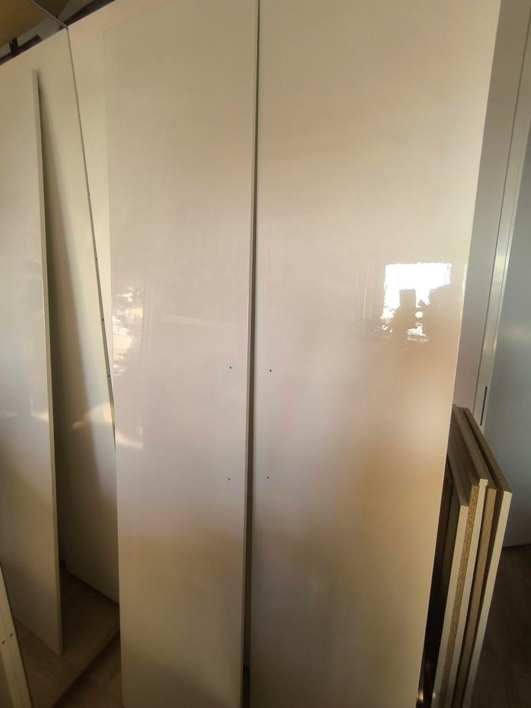 2x kastdeur Fardal voor Ikea Pax, wit hoogglans, 50x236, Ophalen, Gebruikt, Minder dan 50 cm, 200 cm of meer