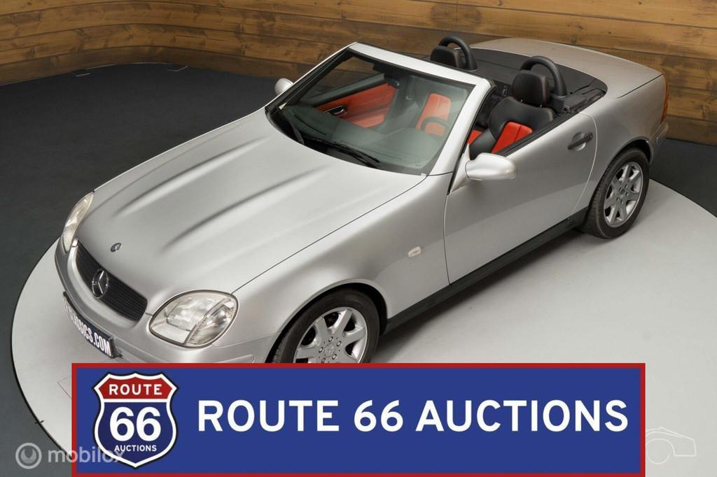 Mercedes-Benz SLK 230 Kompressor | 1999 | Route 66 Auctions, Auto's, Oldtimers, Overige carrosserieën, Zwart, Mercedes-Benz, Bedrijf