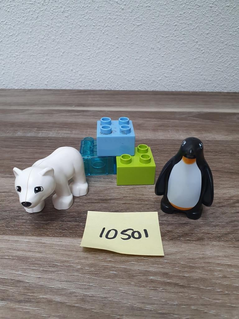 Lego Duplo 10501: IJsbeer en Pinguïn met bouwstenen, Ophalen of Verzenden