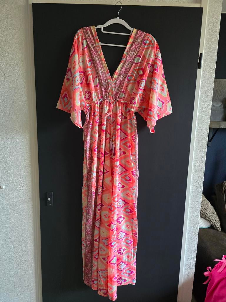 Nieuwe jumpsuit koraal roze 40 42 44, Kleding | Dames, Jumpsuits, Ophalen of Verzenden, Nieuw, Maat 42/44 (L), Roze