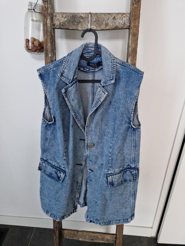 RBLZ Collection spijkergilet maat S, Kleding | Dames, Blauw, Ophalen of Verzenden, Zo goed als nieuw, Maat 36 (S)