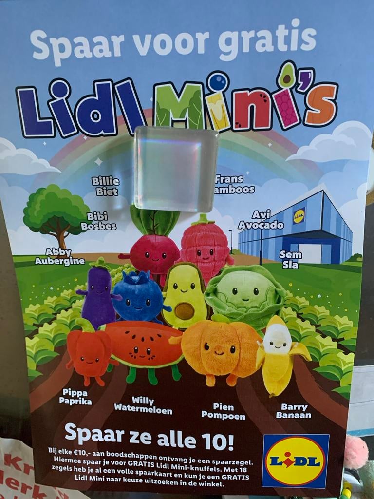 Lidl Mini's spaarzegels, Ophalen of Verzenden, Nieuw, Overige typen, Lidl