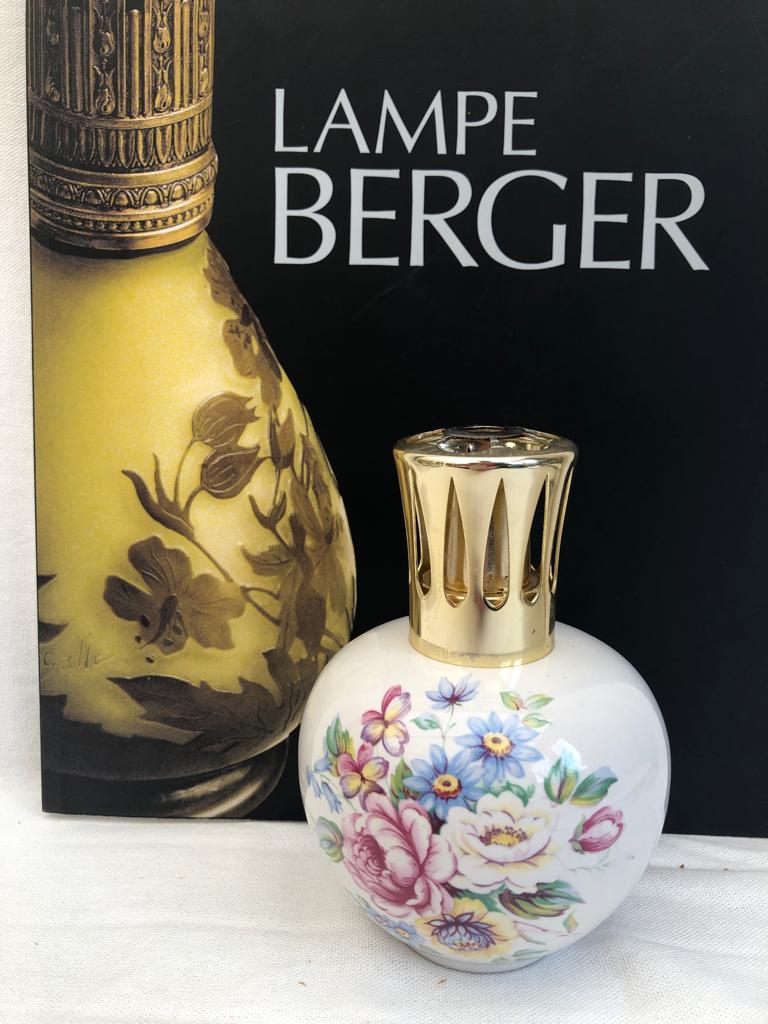 Vintage Lampe Berger  geurverspreider - Diffuser, Overige materialen, Gebruikt, Wit, Ophalen of Verzenden