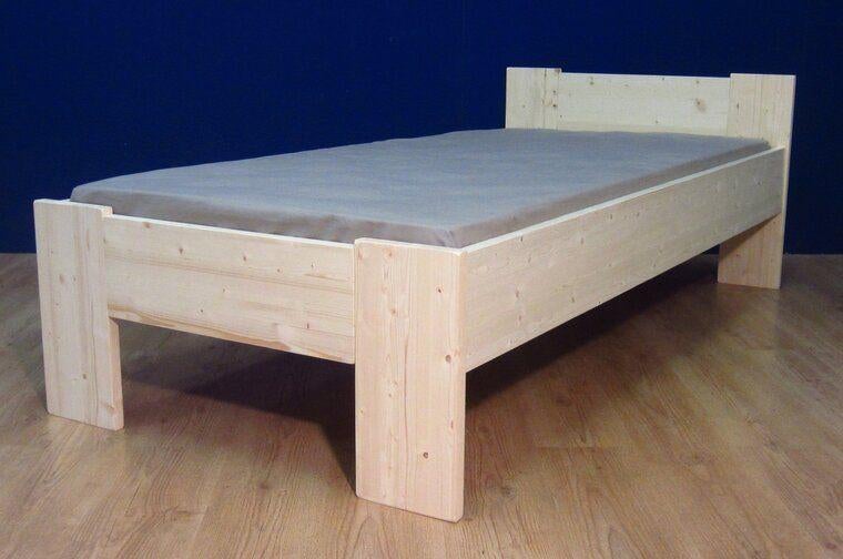 1-persoonsbed Harm C+A (houtdikte 2,8cm), 85 tot 100 cm, Nieuw, Ophalen of Verzenden, Lattenbodem