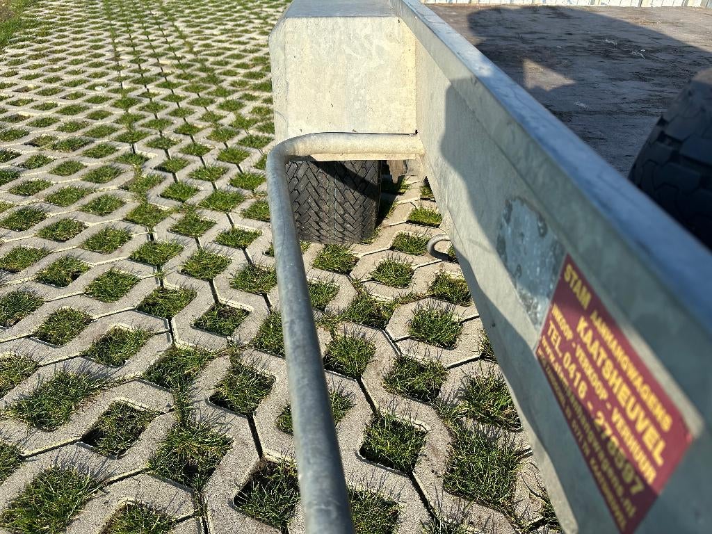 Enkelasser transporter met oprijklep – ideaal voor transport, Ophalen, Zo goed als nieuw