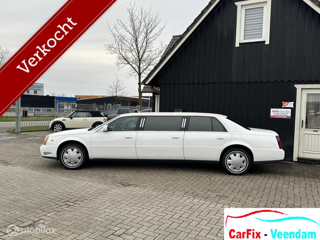 Cadillac DE-Ville Limousine De ville, Automaat, Overige carrosserieën, Wit, Leder