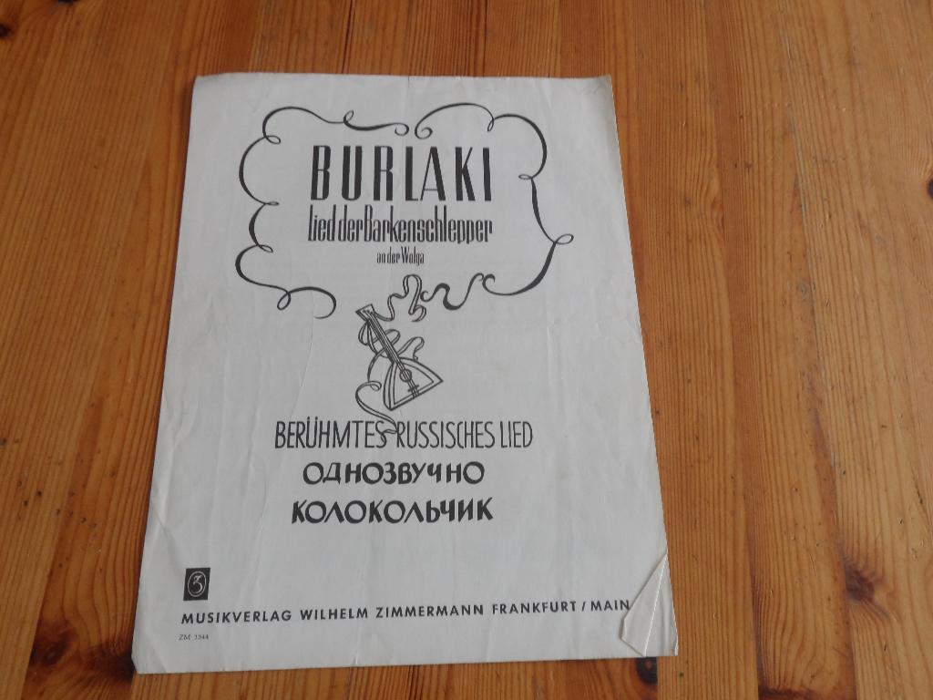 Burlaki - lied der wolgaschlepper - riesemann, Zang, Gebruikt, Ophalen of Verzenden, Artiest of Componist