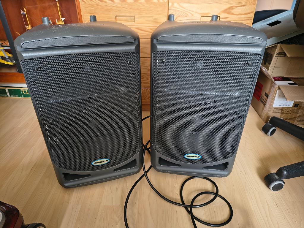 Samson PA monitoren, Audio, Tv en Foto, Gebruikt, Overige typen, 120 watt of meer, Ophalen