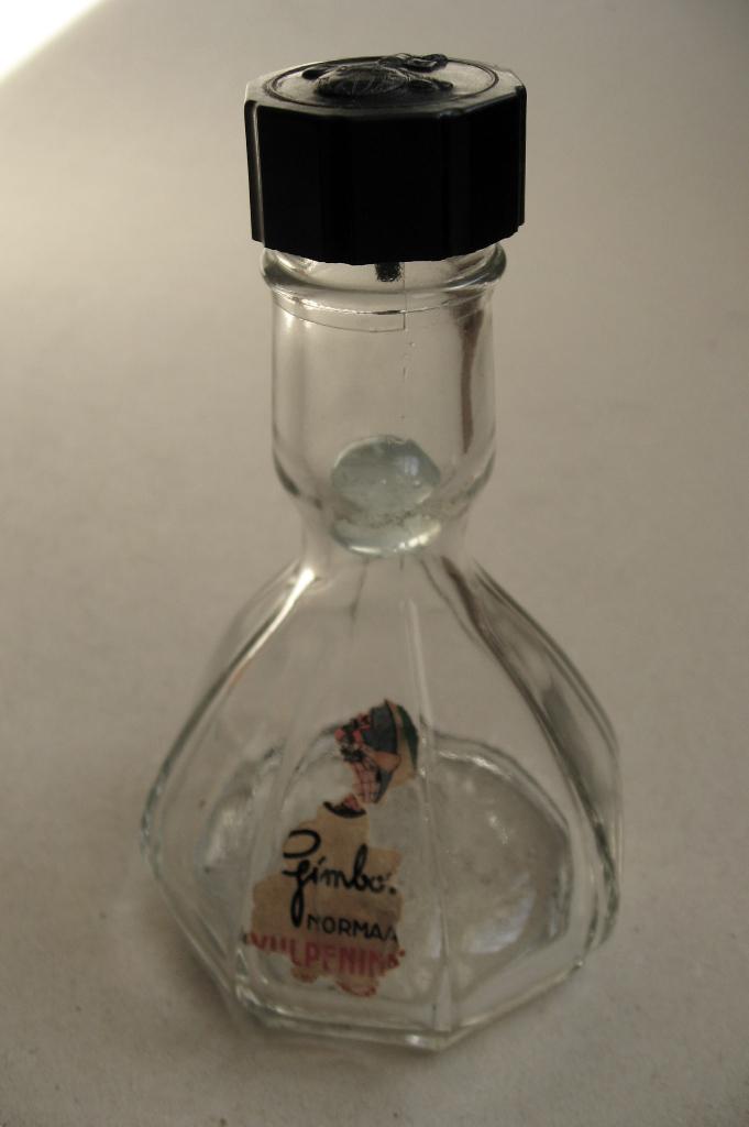 Langhals inktfles met knikker AD Copier jaren 30, Ophalen of Verzenden