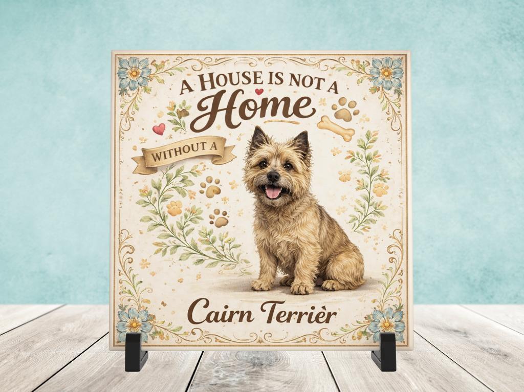 A House is not a Home Without a Cairn Terrier - Tegel, Verzenden, Nieuw