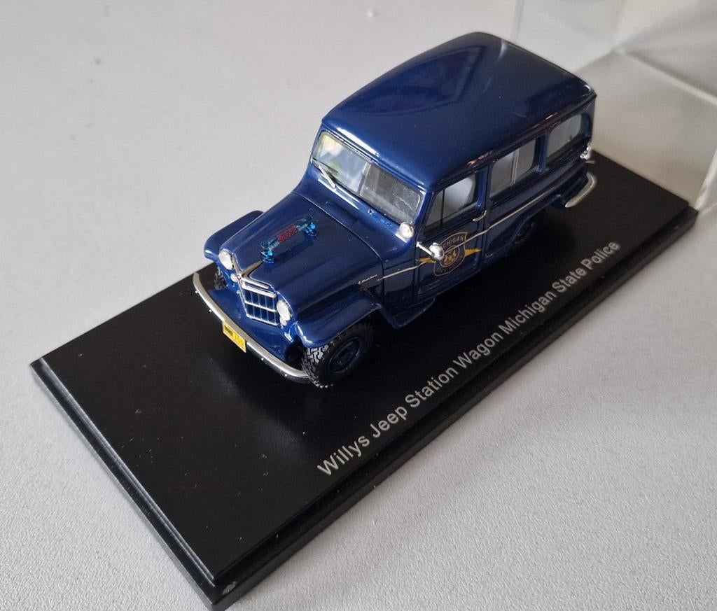 Neo Willys Jeep Station Wagon Michigan State Police, Ophalen of Verzenden, Zo goed als nieuw, Auto, Overige merken