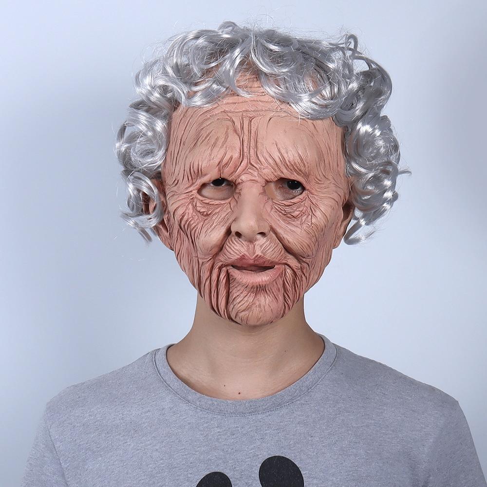 Oma Gezicht Masker Latex Heren Vrouwen Dames Vrouw, Verzenden, Nieuw, Feestartikel, Overige