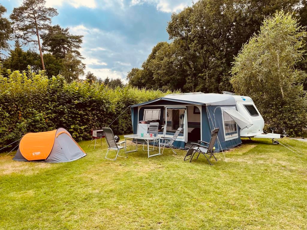 Voortent met aluminium buizen frame merk Brand, Caravans en Kamperen, Ophalen, Gebruikt