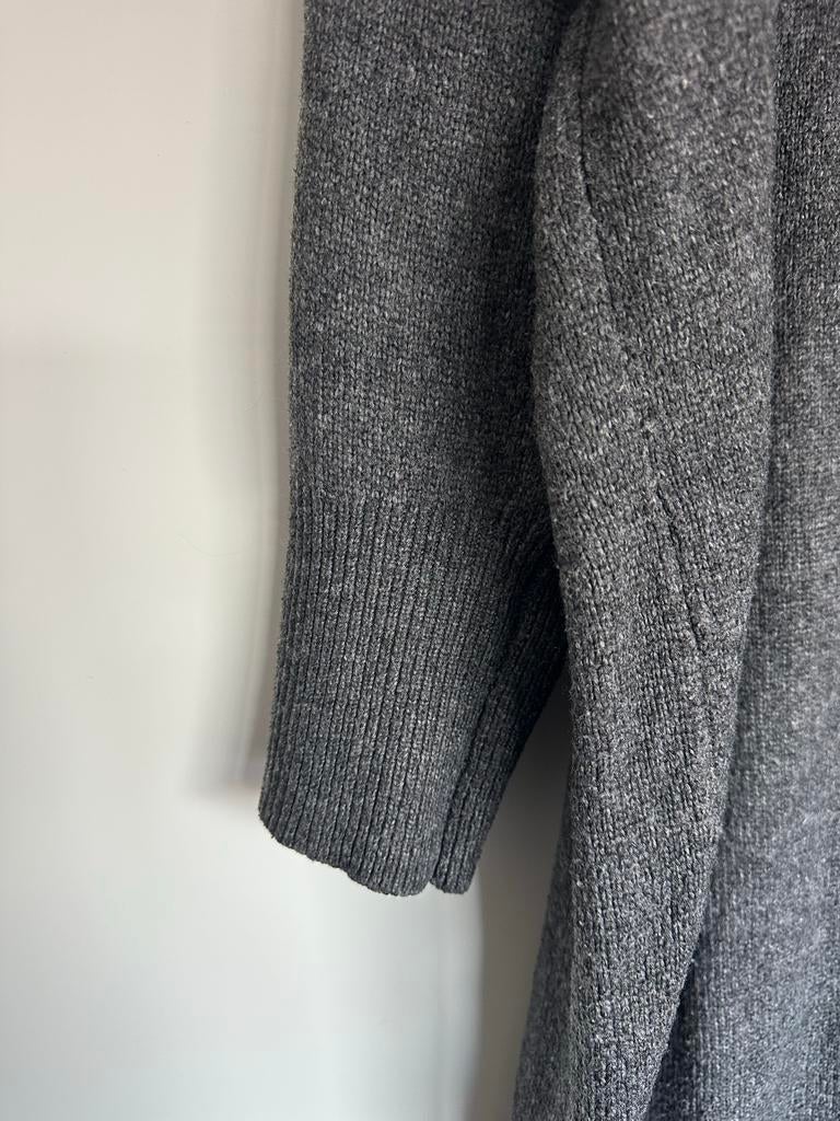 Dikke grijze winterjurk van ASOS, maat M, Maat 38/40 (M), Ophalen of Verzenden, Grijs, Gedragen