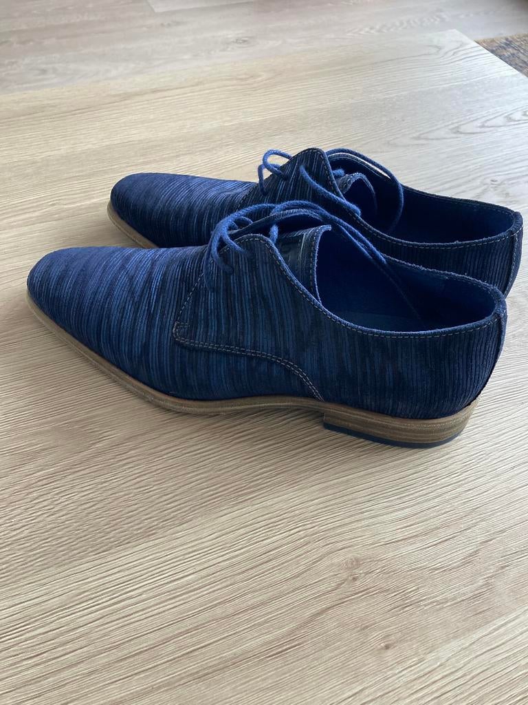 Mooie herenschoen maat 41, merk Braend, Ophalen of Verzenden, Zo goed als nieuw, Blauw