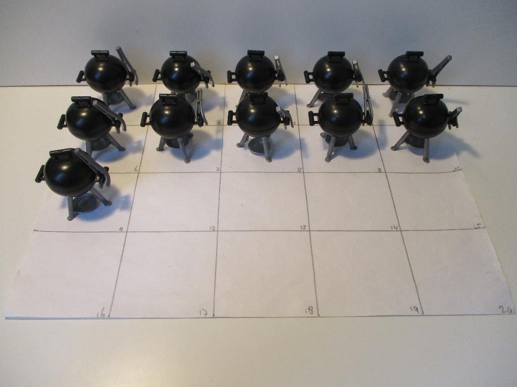 playmobil onderdelen barbeque, Ophalen of Verzenden, Zo goed als nieuw, Los playmobil