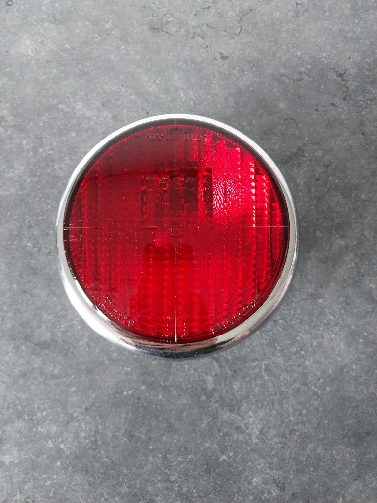 Bosch Mistlamp Rood Chroom Oldtimer VW BMW Volvo, Ophalen of Verzenden