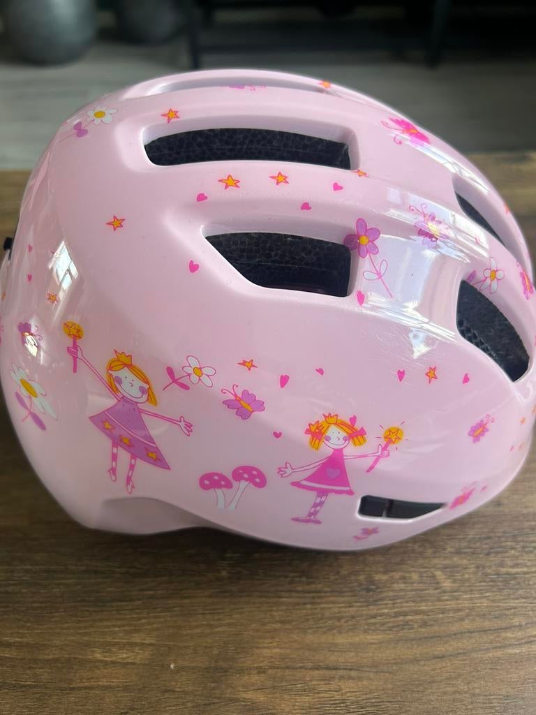 Fietshelm roze 50-55cm, Fietsen en Brommers, Ophalen, Zo goed als nieuw