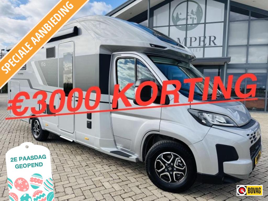 Adria Matrix 650 DC NIEUWSTAAT PAASSHOW 3000 KORTING, Automaat, Fiat, Bedrijf, Diesel