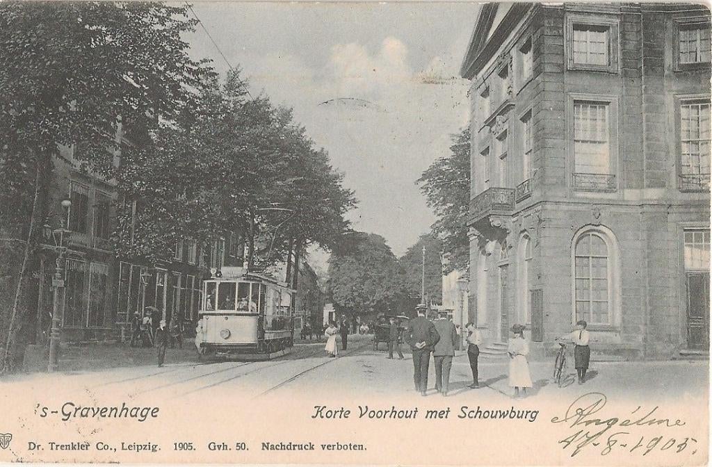 s GRAVENHAGE MET  TRAM, Verzenden, Voor 1920, Gelopen, Zuid-Holland