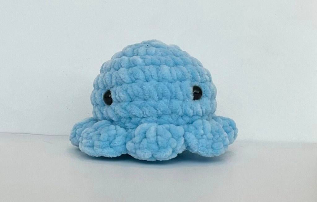 Gehaakte octopus knuffel, Ophalen of Verzenden, Nieuw, Overige typen