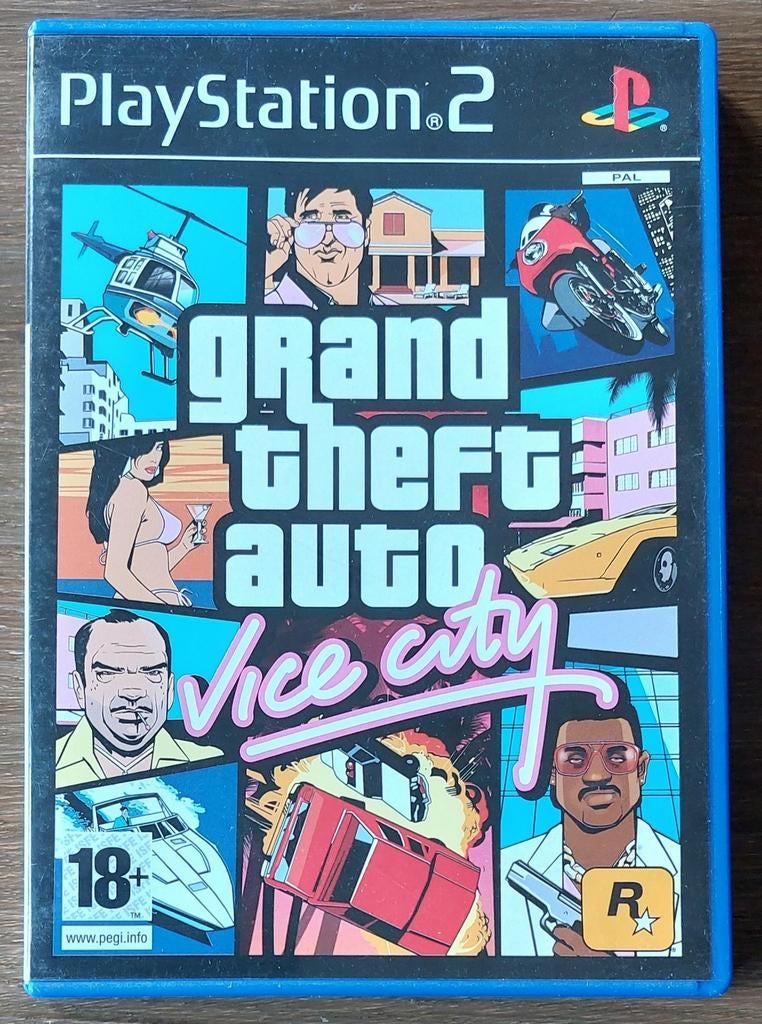 Playstation 2 Game,
Grand theft auto, Vice City, Avontuur en Actie, Vanaf 18 jaar, 1 speler, Ophalen of Verzenden