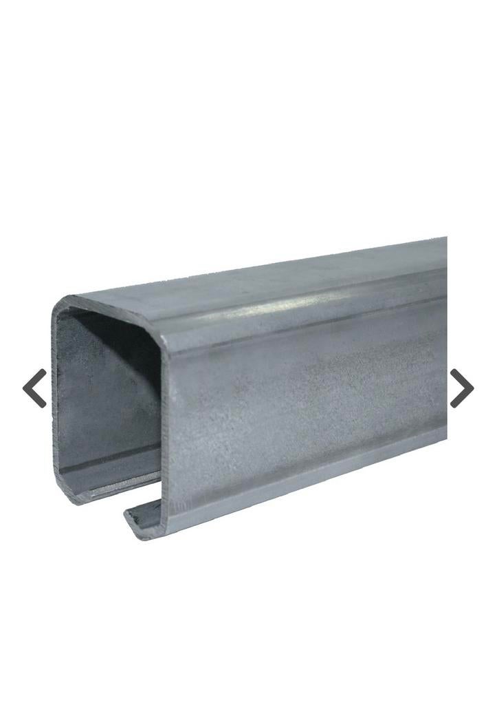 Schuifdeur rail compleet met rollen en bouten, Ophalen, 215 cm of meer, Overige typen, Zo goed als nieuw