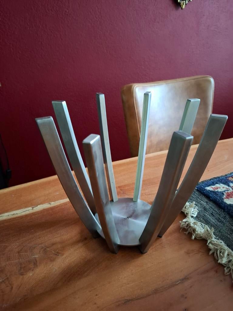 rvs fruitschaal Zack Satura fruitmand, Overige materialen, Schaal, Rond, Ophalen of Verzenden