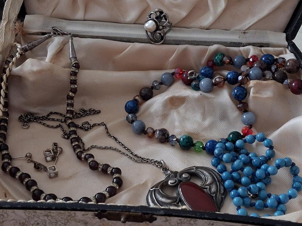 Sieraden antiek zilver, Ophalen of Verzenden, Zilver