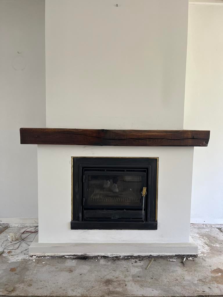 Barbas Houtkachel 78cm x 65cm, Ophalen, Gebruikt, Houtkachel, Inbouw