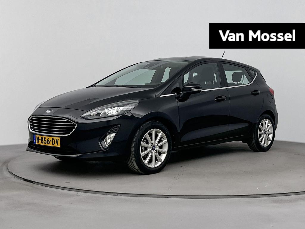 Ford Fiesta 1.0 EcoBoost Titanium 100PK | Trekhaak | Climate, Auto's, Gebruikt, Euro 6, 580 kg, Origineel Nederlands