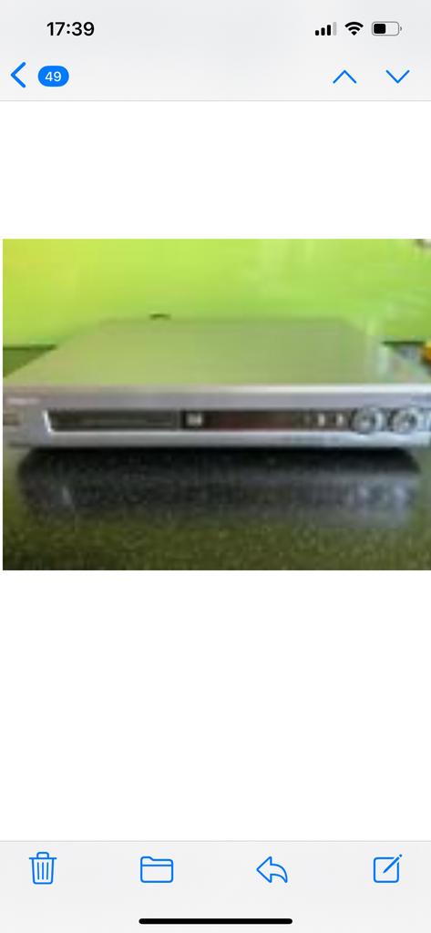 DVD speler Phillips type 725 H / 100 zgan, Ophalen of Verzenden, Zo goed als nieuw, Dvd-speler, Overige merken