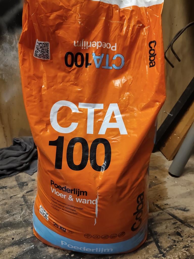 Coba CTA 100 Poederlijm Vloer & Wand 25 kg, Ophalen of Verzenden