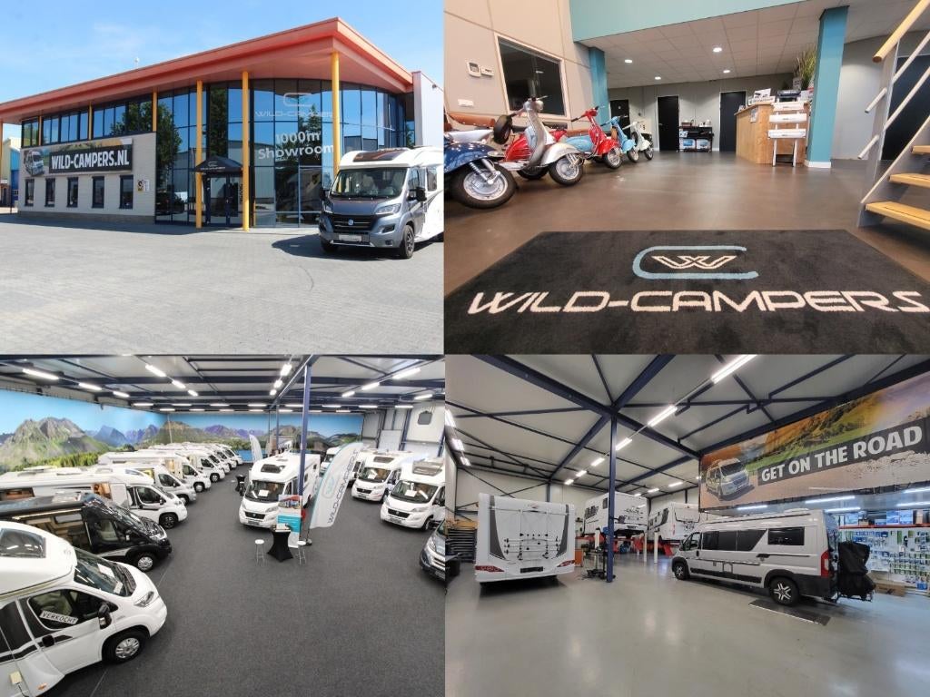 Wild-Campers Staphorst! Een showroom vol prachtige occasions, Caravans en Kamperen, Campers, Bedrijf, tot en met 4, Integraal